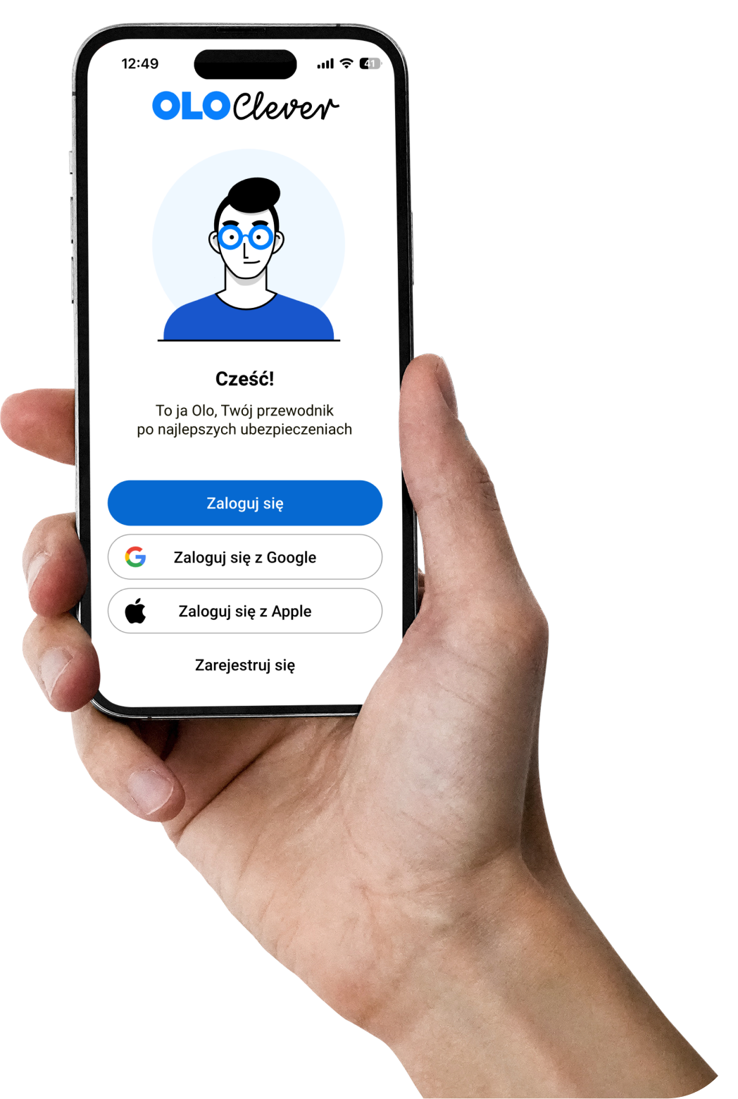 Aplikacja OLO Clever na telefonie